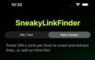 SneakyLinksFinder screenshot 1