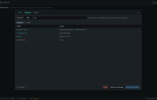 Breakpoint editor for pausing, editing, and resuming intercepted requests or responses.