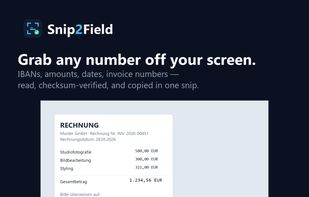 Snip2Field screenshot 1