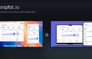 Screenshots into mockups, without design skills.