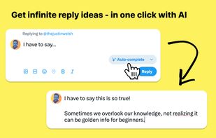 Get infinite reply ideas