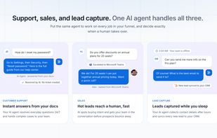 AI Chatbot for sales and support