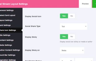 Social Stream Designer WordPress Plugin screenshot 1