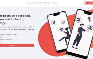 SocialBit – AI-powered social media automation platform. Generate content, schedule posts, and auto-publish to Facebook, Instagram & LinkedIn on autopilot. Setup in 10 minutes.