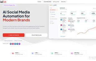 SocialBit – AI-powered social media automation platform. Generate content, schedule posts, and auto-publish to Facebook, Instagram & LinkedIn on autopilot. Setup in 10 minutes.