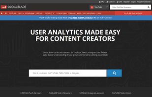 SocialBlade screenshot 1