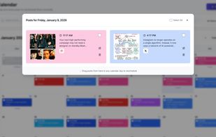 Drag & Drop Calendar