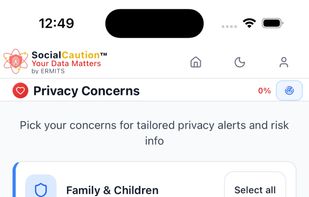 Set your general privacy concerns