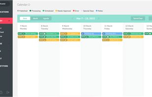 Manage social media content publishing and scheduling with automated ease on one collaborative dashboard. Visually organize and manage content calendars with content preview, social feed, weekly, monthly, and agenda views. Keep team collaboration consistent with advanced access settings.