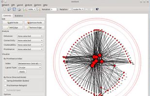 SocNetV screenshot 1