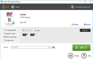 Softdiv PDF Split and Merge screenshot 2