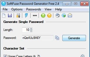 SoftFuse Password Generator screenshot 1