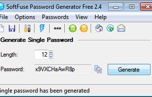 SoftFuse Password Generator screenshot 1