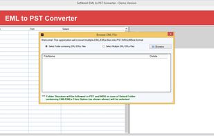 Softknoll EML to PST Converter screenshot 1