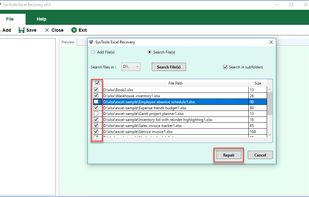 Softmagnat Microsoft Excel Recovery Tool screenshot 1