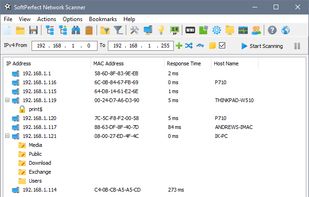 Main application window