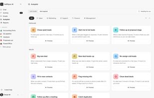 Autopilot keeping records up to date and surfacing what needs attention.