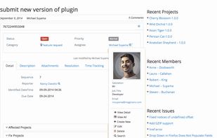 Team member dashboard and page