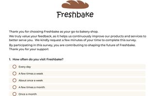 Collect
The respondent view, branded with your own logo, colors and fonts.