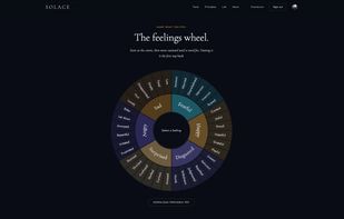 The interactive feelings wheel helps you put a precise name to what you are feeling.