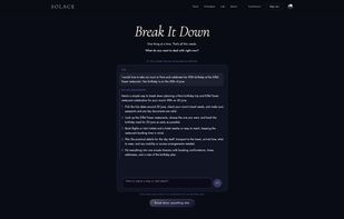 Break It Down turns an overwhelming task into small, clear next steps.