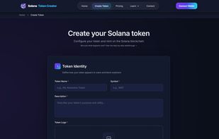 solana token creator form