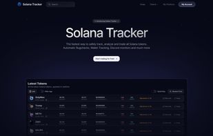 Solana Tracker is the best way to buy and track all Solana tokens
