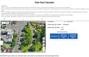 Solar Roof Calculator screenshot 1