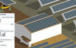 3D objects input to design any type of photovoltaic system