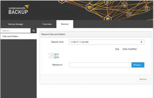 SolarWinds Backup screenshot 1