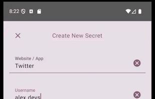 Create a secret, scan QR code for TOTP