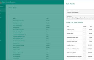 Your price book customized how you want