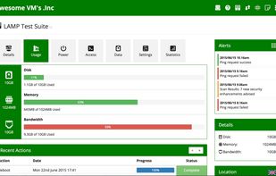 SolusVM screenshot 1