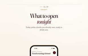 Open tonight: choose a ready-to-drink bottle from your own collection.