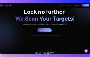 SonarList.io screenshot 1