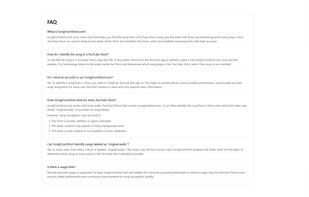 SongFromShort FAQ