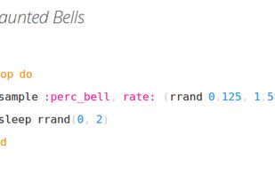 Sonic Pi screenshot 1