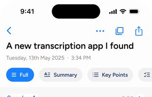 Replay - Replay recordings and get a refined transcript.