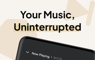 Top Text: Your Music, Uninterrupted
Showing the Sono Fullscreen Player