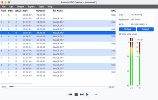 Sonoris DDP Creator screenshot 1