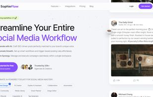 An all-in-one, AI-powered platform to create, design, publish, and collaborate on your entire social media workflow.