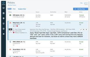 Sophos XG Firewall screenshot 1