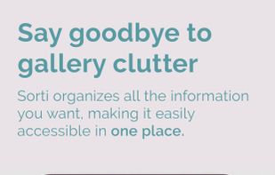 Say goodbye to gallery clutter. Sorti organizes all the content you save from Instagram, TikTok and more — making it easily accessible in one place, exactly when you need it.