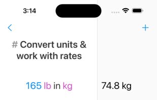 Soulver screenshot 3