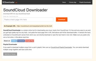 SoundCloud Downloader screenshot 1