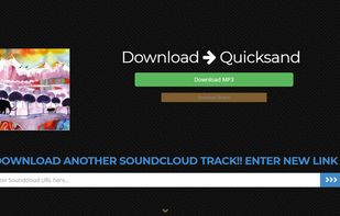 album art on the left, download button on the right =)