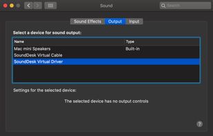SoundDesk Virtual Devices screenshot 3