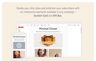 Double your click rates with our interactive elements like Scratch Card and Gift Box