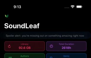 SoundLeaf screenshot 1
