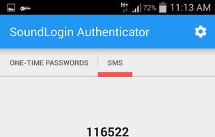 SoundLogin Authenticator screenshot 1